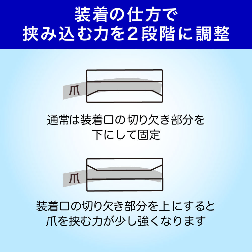 巻き爪 矯正 治し方 自分で 巻爪 爪切り 巻き爪クリスタルケア 1セット（お試し用1個入 軽度・中度用）